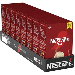 NESCAFÉ 3-in-1 Sticks, café instantané, avec lait et sucre, paquet de 8 (10 bâtonnets de 16,5 g chacun) (prsWORLD, neuf)