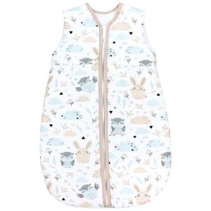TupTam Gigoteuse Bébé 2.5 TOG Toutes Saisons – Turbulette Coton OEKO-TEX, Lapin/Chouette, 104-110 (LotteStyle, neuf)