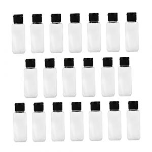 HAPINARY 20 Pi&egrave;ces d' de 5 ml 0 bouteille reutilisable bouteille plastique r&eacute;cipient transparent conteneur de voyage vide bouteille vide rechargeable bouteille de voyage (Gan Gardner, neuf)