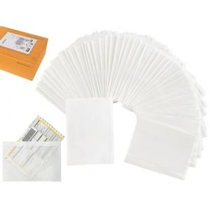 Pochette Porte Document Autocollante,Pochette Transparente Adhesive,Porte Documents,Pochette Porte Documents Ci-Inclus,Pochette D'Envoi Transparente,Pochette D&rsquo;Exp&eacute;Dition Autocollante (kangliyaun, neuf)