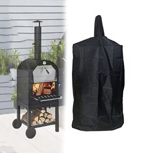 Housse de Four à Pizza, Housse de Protection imperméable 600D en Tissu Oxford résistant au Charbon de Bois, Four à Pain, Barbecue, fumoir (Klevery, neuf)