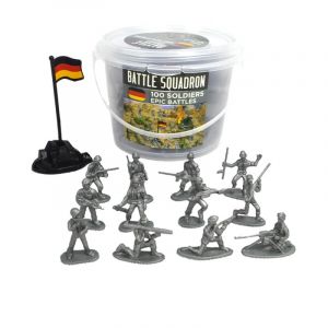 LICHENGTAI 100 Pcs Mini Figurines Militaires Soldats Jouets Base de l'armée Ensemble de Jeu Figurines d'hommes de l'armée Jouet Petits Figurines de Soldats Cadeaux pour Enfants à partir de 3 Ans (Okssud, neuf)