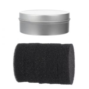 MAJORMENCH Kit de Nettoyage Pinceaux Maquillage &Eacute;ponge Noire R&eacute;utilisable, Bo&icirc;te Compacte L&eacute;g&egrave;re 6 Pi&egrave;ces, sans Eau ni Produit Chimique, Maison et Voyage, Outil Rapide et &Eacute;cologique (Sayily, neuf)