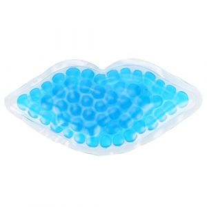 Packs de Glace en Gel pour les L&egrave;vres, Pack de Gel en Forme de L&egrave;vres de 10 Cm, Billes de Gel R&eacute;utilisables Pack de Glace Compresse Chaude et Froide pour Soulager les Billes de Gonflement Pack de Gel (Betued, neuf)