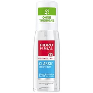 Hidrofugal Vaporisateur classique (75 ml), protection anti-transpirante puissante avec parfum discret, d&eacute;odorant pour une protection fiable sans alcool &eacute;thylique (Werwolfgang, neuf)