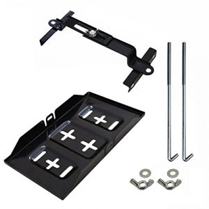 Support universel pour batterie de voiture avec pinces de maintien réglables en métal (Before Long, neuf)