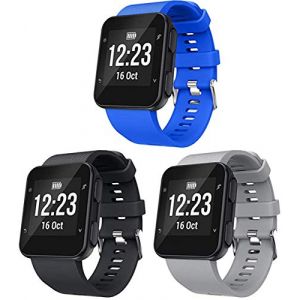 Shieranlee Band Compatible pour Garmin Forerunner 35,Classique R&eacute;glable Rechange Sport Accessoire Bande Compatible avec Forerunner 35 Smart Watch, Fit 5.11-9.05 inch (130mm-230mm) Wrist (GOOSPERY-UK, neuf)