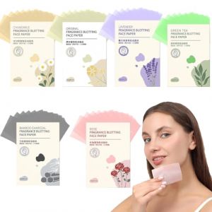 GGUFAY 600 Pcs Papier Matifiante Visage, Papier Buvard d'huile, Feuilles Papier Absorbant L'huile De Visage, Feuille Absorbante Sebum Pour Le Soin Du Visage Et Le Maquillage (Rfervgauk, neuf)