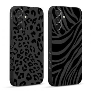 Pnakqil 2 Pi&egrave;ces Coque pour Samsung Galaxy A26 5G 6,64", Etui avec Motif Animaux L&eacute;opard Z&egrave;bre et Peint Dessin Lat&eacute;ral Silicone Case Housse T&eacute;l&eacute;phone Ultra Mince Antichoc Cam&eacute;ra Protection Cover (CLUBIEN, neuf)