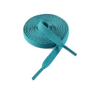 VSUDO Lacets Bleu Verdâtres Plats 140 cm pour Baskets, Lacets Chaussures Bleu Verdâtre Plat pour Sneakers - Compatible avec Nike Air Force, Adidas Stan Smith, Converse (1 Paire-Bleu Verdâtre-140cm) (VSUTEK-EU, neuf)