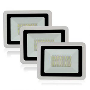 WCT Lot de 3 Projecteur Led Exterieur 20W Blanc Chaud 3000K &Eacute;clairage de S&eacute;curit&eacute; 1500LM Projecteur &Eacute;tanche IP68 Lumi&egrave;res Ext&eacute;rieures pour Jardin Garage Terrasse Entr&eacute;e (wctebay, neuf)