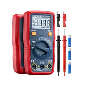 AstroAI Multimètre Numérique Portable, Testeur Électrique 4000 AC DC, Ohmmètre Voltmètre Automatique,Testeur de Tension, Courant, Résistance, Continuité, Diode, Capacité, batterie 1.5v / 9v / 12v, NCV (Fressto, neuf)