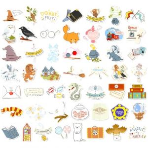 ROKZELT 50 Pièces Stickers Harry - Stiles Aquarelle - Stickers Magiques et Éthétiques. Résistants à l'eau, Parfaits pour Laptop, Cahier, Livre d'Or, Valise, Idéaux pour les Fans des Harry (ZHANG GUOQIANG SHOP, neuf)
