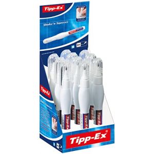 Tipp-Ex Shake'n Squeeze Stylos Correcteurs, Pour L'Ecole, le Bureau ou &agrave; la Maison, Blanc, 8 ml, Bo&icirc;te de 10 (Eurostock Commerciale srls, neuf)