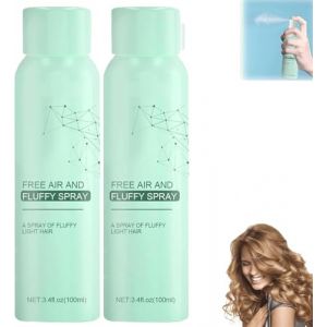 Nouveau spray volumateur cheveux secs sans lavage, soin volumateur cheveux secs sans lavage, soin volumateur instantané, non collant, pour tous types de cheveux (ZeXingShangMao, neuf)