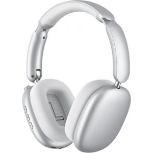 Wentronic Y02 Casque antibruit actif, batterie 60H, 5 modes de musique EQ, audio haute r&eacute;solution, basses profondes, casque Bluetooth 5.4 pliable, coussinets en cuir respirant (argent) (James's Electronic Store, neuf)