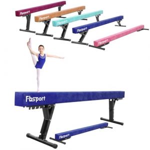 FBSPORT Poutre Gymnastique Pliable réglable 244cm, Gymnastique Poutre 5 Hauteur réglable Haute et Basse Poutre de Plancher Haute stabilité Enfants Gymnase Pratique équipement d'entraînement (Yoyikty, neuf)