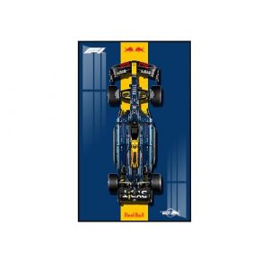 Plaque murale pour voiture LEGO Technic 42206 Red Bull RB20 F1, compatible avec Le/Go Car Display, id&eacute;es cadeaux pour les amateurs de support mural de v&eacute;hicule Lego, plaque murale uniquement (heyejiaxin, neuf)