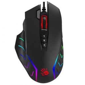 A4tech J95S Stone Black USB Gaming Souris avec capteur optique BC3332-S, technologie Light Strike, DPI : 100-8000 (Bluebyte, neuf)