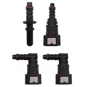 TPZORJX 4Pcs Connecteur de Raccord Durite Essence, 2pcs Connecteur Rapide à 90 Degrés & 1 Ensemble Droit Voiture Carburant Tuyau Rapide Libération Connecteur Tuyau Carburant 7.89-ID6 (Sunlaxy OU, neuf)