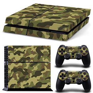 Mcbazel Autocollant antid&eacute;rapant Autocollant en Vinyle Peau Couverture Plaques adh&eacute;sives Autocollantes pour PS4 d'origine Uniquement (Pas pour PS4 Slim/Pro)-Camouflage (InniSpec, neuf)