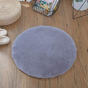HEQUN tapis en Fourrure de Lapin Synth&eacute;tique Souple | Fausse Fourrure de Mouton | Tapis de Lit ou pour Chaise et Canap&eacute; (zpx, neuf)