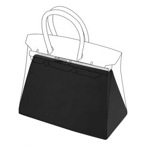 DGAZ Soie Coussin de Sac &agrave; Main Pour Sac &agrave; Main de Luxe Birkin 25/30/35/40, Organisateur de Sac &agrave; Main Soie, Femmes Organisateur de Sac &agrave; Main (BK25, Noir) (DGAZ fr.Store, neuf)