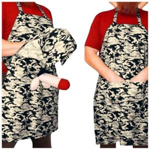 Tablier de Cuisine Homme Humour - Humoristique & Cr&eacute;atif avec Effet Surprise Cach&eacute; - Cadeau Dr&ocirc;le pour Anniversaire Enterrement de Vie de Gar&ccedil;on - Tablier Coquin et Fantaisie pour Adulte (E, One Size) (yangchunloo, neuf)