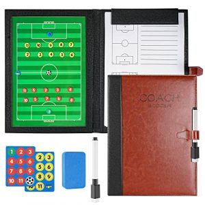 LaceDaisy Professional Football/Entraîneur de Football Tableau magnétique Stratégie gagnante Conseil Tableau Tactique avec Magnétique, Marqueur (ChuanStore, neuf)