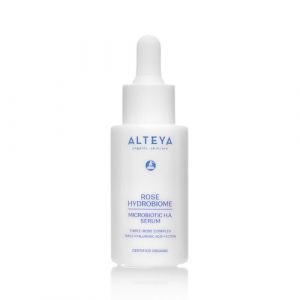 Alteya Bio-Rose Hydrobiome Microbiotic H.A. Sérum 30 ml – Soin de la peau bio certifié NaTRUE avec complexe à trois roses, triple acide hyaluronique et ectoïne – Hydrate et améliore la brillance de la (Alteya Organics - Europe, neuf)