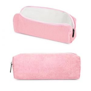 HMCEY Trousse A Crayon en Velours C&ocirc;tel&eacute;,Trousse Crayon de Couleurs,Pencil Case,Trousses Fourniture Scolaire Grande Capacit&eacute;,Sac de Rangement pour Crayons Simple,Trousses de Maquillage R&eacute;utilisable (EASYFLOW TRADE LTD, neuf)