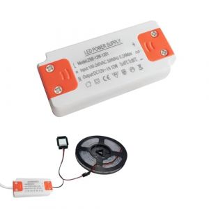 Transformateur 220V 12V Led, Transformateur Led 12V 12W, Le d Transformer, L ed Driver, 220V 12 V Transformer, Convertisseur De Tension AC &agrave; DC Adaptateur Transfo Constante pour G4, GU5.3, MR11, MR16 (ZhiTaoKe, neuf)