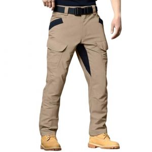 Générique Pantalon Grande Taille Homme Camouflage Bûcheron Jogging Chaud Bleu De Travail Élastique Ski Multipoches Treillis Militaire Homme Pantalon Travail M (LIAOKE, neuf)