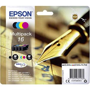 EPSON Cartouche Encre Multipack 16 - Noir/Couleur (C13T16264012) (CrazyKangaroo, neuf)