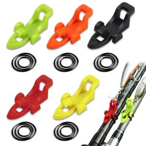 Capuchon Crochet P&ecirc;che, 5 pcs Crochet De Canne &agrave; P&ecirc;che, Protecteur S&eacute;curit&eacute; Crochet P&ecirc;che, P&ecirc;che Porte App&acirc;t, Accroche Leurre, Cintre De Leurre, Accessoires De P&ecirc;che Outils Pour Canne &agrave; P&ecirc;che (LIU ZHONGYAN UK SHOP, neuf)