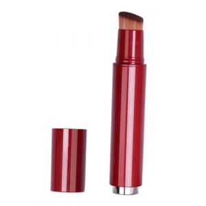 EPIGEIST Pinceau Fond Teint Multifonction Rouge Portable Poils Denses Doux Manche Plastique L&eacute;ger pour Maquillage Liquide (Laimmde, neuf)