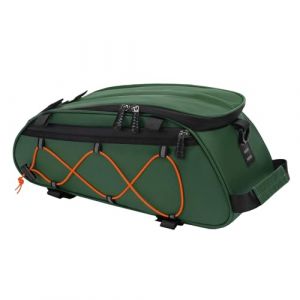 MOSISO Sacoche Porte-V&eacute;lo avec 2 Amovible Panniers, Sac &agrave; Main pour Selle Si&egrave;ge Arri&egrave;re de V&eacute;lo pour Imperm&eacute;able Isol&eacute; Stockage, Rangement Bagages de Cyclisme,Vert Paon (Mosiso FR, neuf)