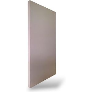 STOP SOUND Panneau acoustique 124x64x5 pour studio, bureau, maison, haute qualité, absorption du bruit (Gris) (Home Design24, neuf)