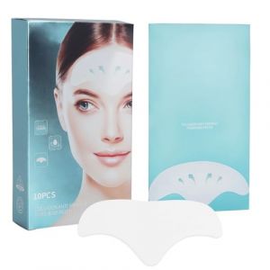 Patchs Anti-Rides Front - Patch Hydrogel pour R&eacute;duction des Rides et Rides du Lion avec Collag&egrave;ne - 10 Pi&egrave;ces - Traitement Anti-&Acirc;ge Efficace de Nuit pour Homme et Femme (zhentailiang, neuf)