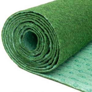 TAPISO Pemba Gazon Synth&eacute;tique Ext&eacute;rieur au M&egrave;tre Faux Gazon Synth&eacute;tique Moquette d'Exterieur Antid&eacute;rapant Balcon Terrasse Jardin Vert R&eacute;sistant &Eacute;paisseur 2 mm 100 x 340 cm (TAPISO-FR, neuf)