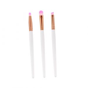 ABOOFAN 3 pi&egrave;ces Kit Pinceaux Maquillage Professionnel Brosses Poudre Blush Nylon &agrave; Manche Bois Set Cosm&eacute;tique pour Visage Maquillage Teint Uniforme Cadeau Femme (Halleyham, neuf)