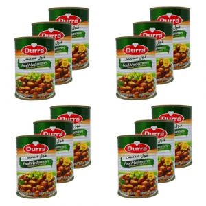 Lot 12x F&egrave;ve foul medammes au naturel - Bo&icirc;te 400g (Toilinux, neuf)