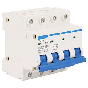 Natudeco Disjoncteur Miniature DZ47-63 Type d'air &uml;&curren; Courant R&uml;&brvbar;siduel Disjoncteur &uml;&curren; Courant R&uml;&brvbar;siduel 4P 400V 40a Disjoncteur diff&uml;&brvbar;rentiel (Tujuezity-EU, neuf)