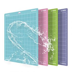 Lot de 4 tapis de découpe autocollants pour Silhouette Cameo 4/3/2/1 - Pour Cricut Explore One/Air/Air 2/Maker Cutting Mat - Multiples autocollants - Antidérapants - 35,5 x 33 cm (VOHESEA-EU, neuf)