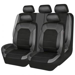 AIMXGBPS 9 PièCes Housse De SièGe De Voiture, pour Renault Kadjar 2014-2020 ImperméAble Cuir Quatre Saisons Protecteur de Siège Compatible Airbag LatéRal,B (suiyueheng, neuf)
