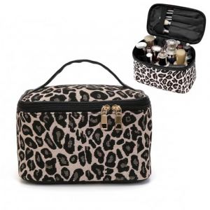 EAVUYIS Trousse de Toilette Femme Homme, Trousse Maquillage, Trousse-Leopard, Sac &agrave; L&eacute;opard, Grande Toilette pour Le Camping et Les Voyages (LI ZHONGCHEN OUZHOUDIAN, neuf)
