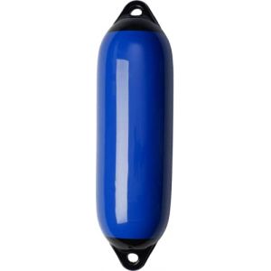 Seilflechter - Pare-battage Gonflable 120 x 450 mm en Bleu, Pare battage Long avec 2 Yeux, pour Bateau & Yacht (Seilflechter Tauwerk GmbH, neuf)
