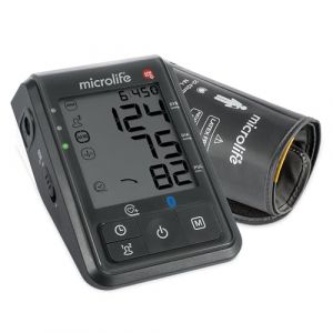 Microlife - Tensiomètre Bras BP B6 Connect - Connecté Bluetooth/USB, MAM & AFIB, Détection Risques AVC, Validé Cliniquement, 22-42cm, 2 Utilisateurs x 99 mem, Garantie 5 ans (Microlife France, neuf)
