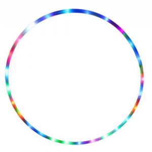 Cerceau de danse lumineux de 60/70/80/90 cm pour enfants et adultes pour jouer dans la nuit, cadeaux d'Halloween préférés (2000t, neuf)