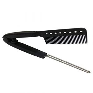 Ipetboom 1 Pc Peigne &agrave; Lisser Les Cheveux En Forme De v Outil De Coiffure Lisseur De Coiffure Peigne &agrave; Lisser Chauffant &Eacute;lectrique Outil De Cheveux Lisseur Professionnel Plastique (KinRoZ, neuf)